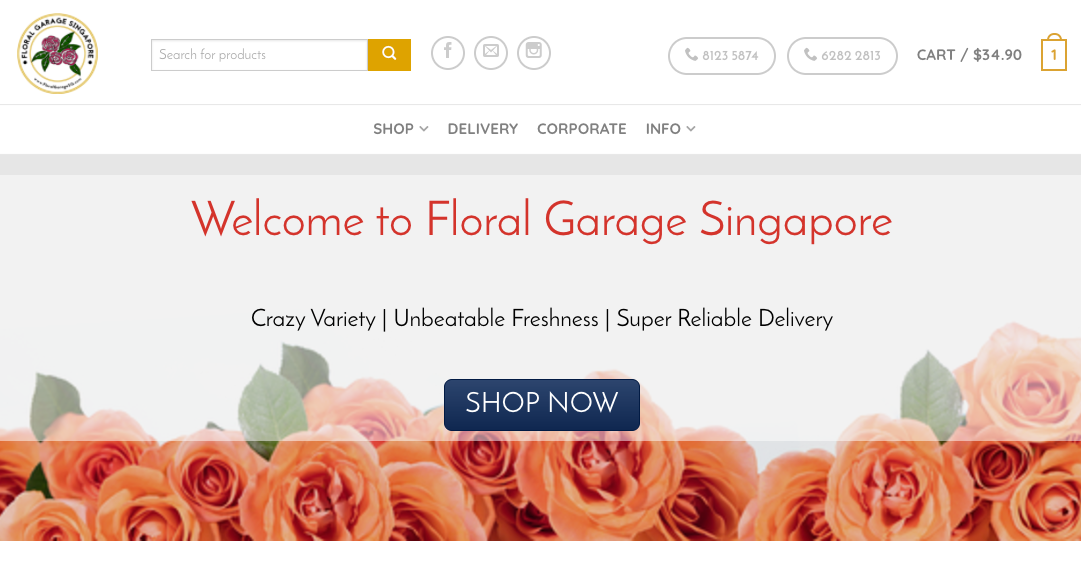 Floralgaragesg.com Home