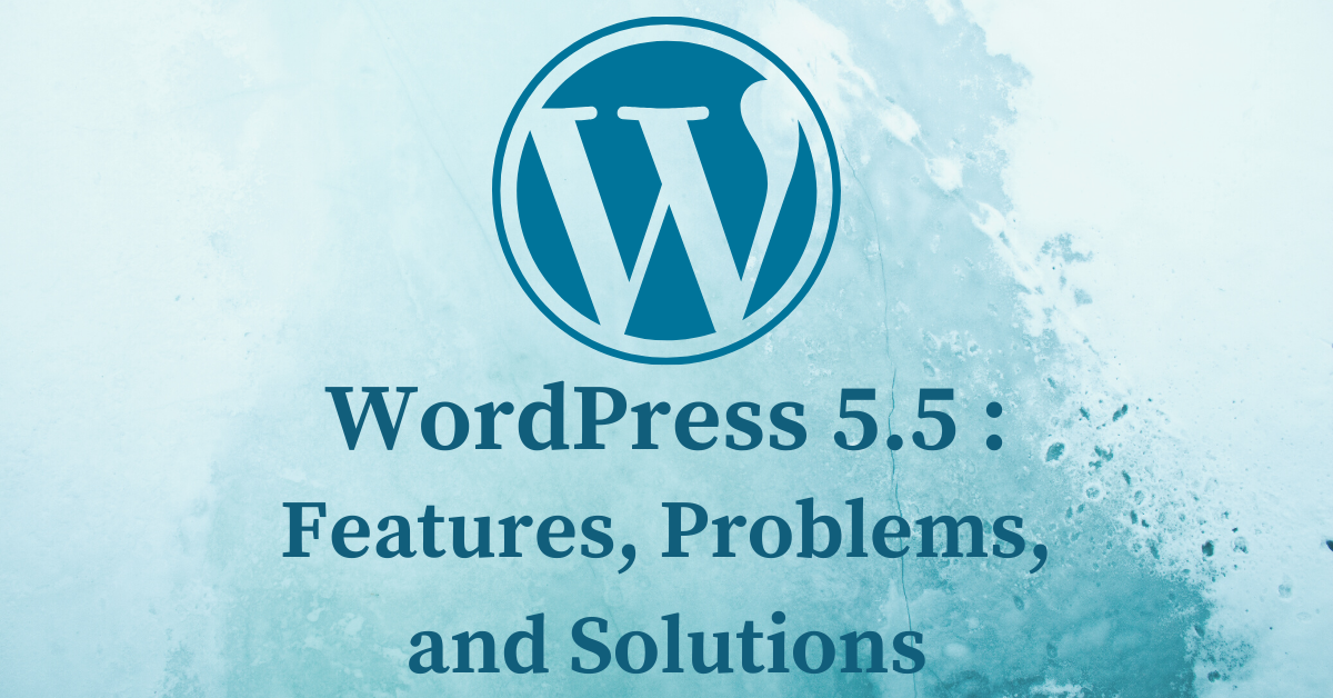 WordPress 5.5: Features, Problems and Solutions