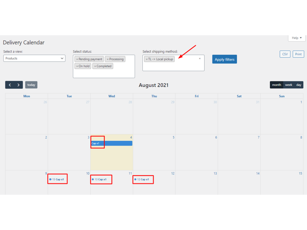 Delivery calender settings Order Delivery Date Pro for WooCommerce v9.27.0 update | tychesoftwares.com