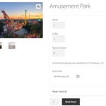 persons front end booking selection in Booking and Appointment Plugin for WooCommerce