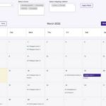 Admin delivery calendar view