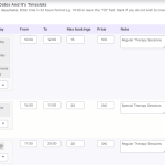 Weekday Timeslots Settings - Booking & Appointment Plugin for WooCommerce
