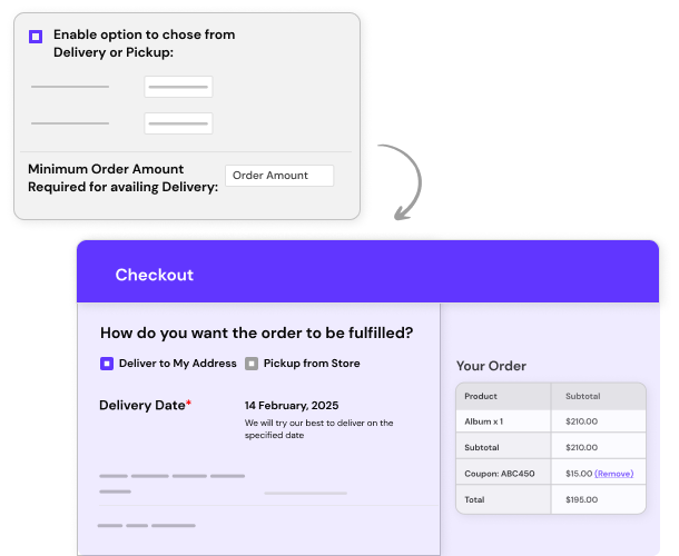 Get the delivery type