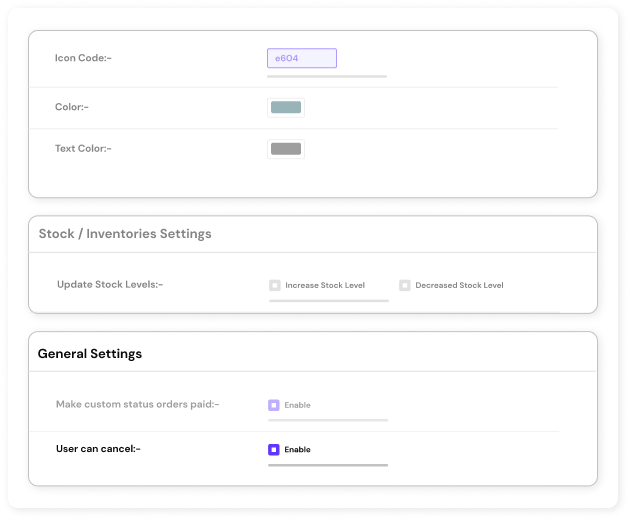 option for customers to cancel orders in custom order statuses for woocommerce