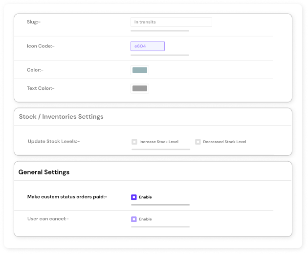 set orders with custom statuses to non-editable