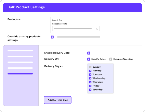 Quick settings to save your time