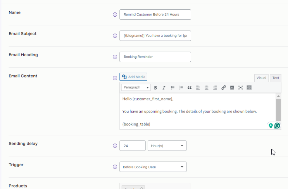 Email Reminder - Booking & Appointment Plugin for WooCommerce