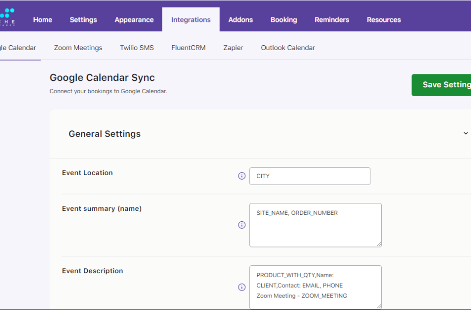 Integrations - Booking & Appointment Plugin for WooCommerce