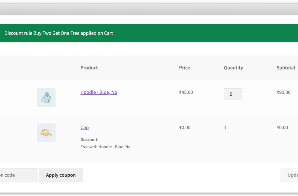 Flexi BOGO for WooCommerce - Buy X Get Y