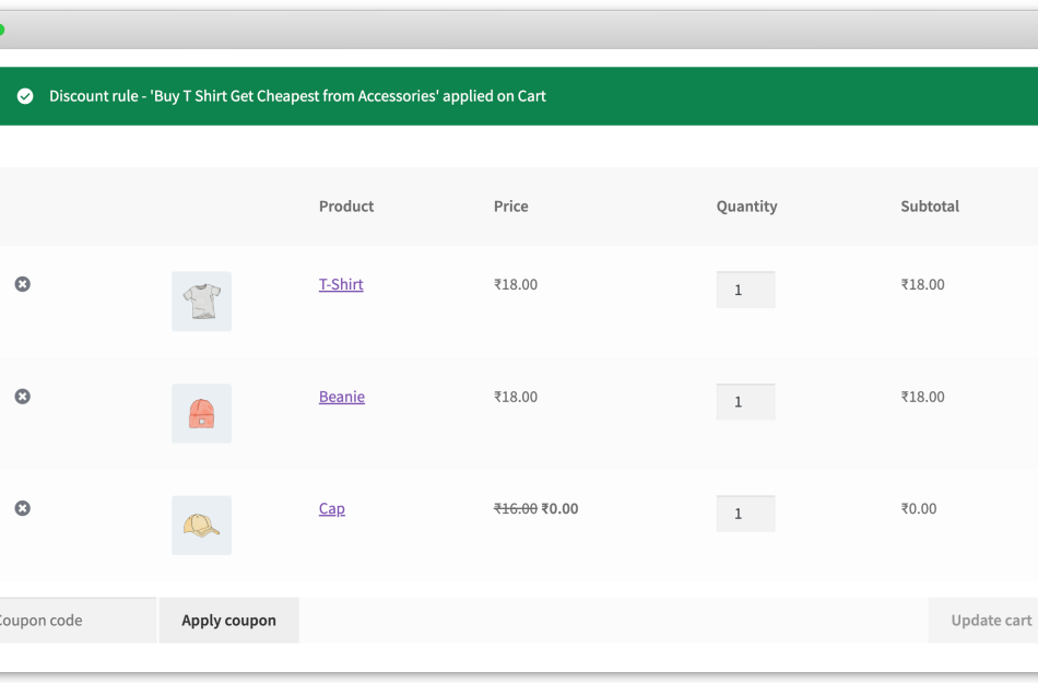 Flexi BOGO for WooCommerce - Buy X Get Y Cheapest Free