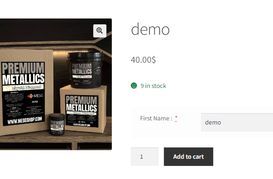 Fill value from url parameters
