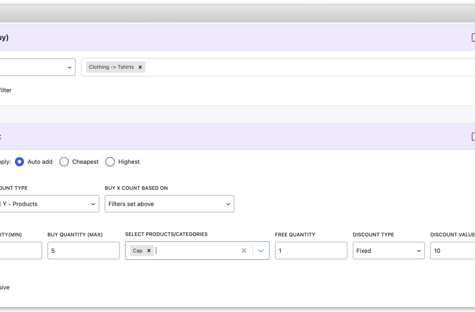 Flexi BOGO for WooCommerce - Fixed Discounts